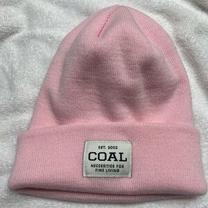 COAL Women's Pink Knit Beanie